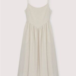 THE NEW SOCIETY – LIPPIA DRESS IN SAND VIGORE SIZE SMALL